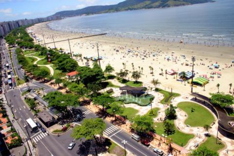 شقة Kitnet Aconchegante Beira Mar. سانتوس المظهر الخارجي الصورة