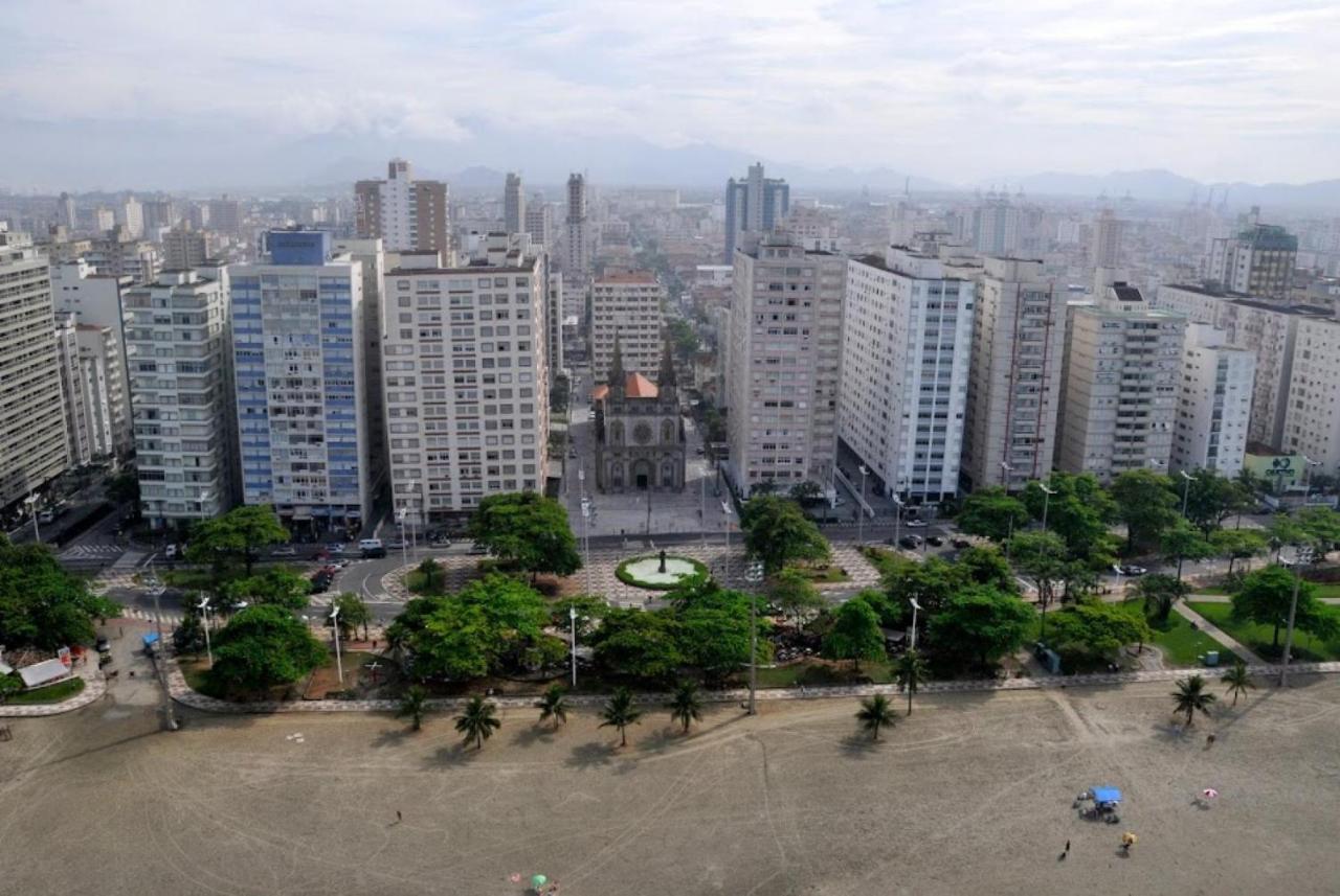 شقة Kitnet Aconchegante Beira Mar. سانتوس المظهر الخارجي الصورة